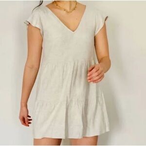 Abercrombie & Fitch babydoll linen dress size xxs